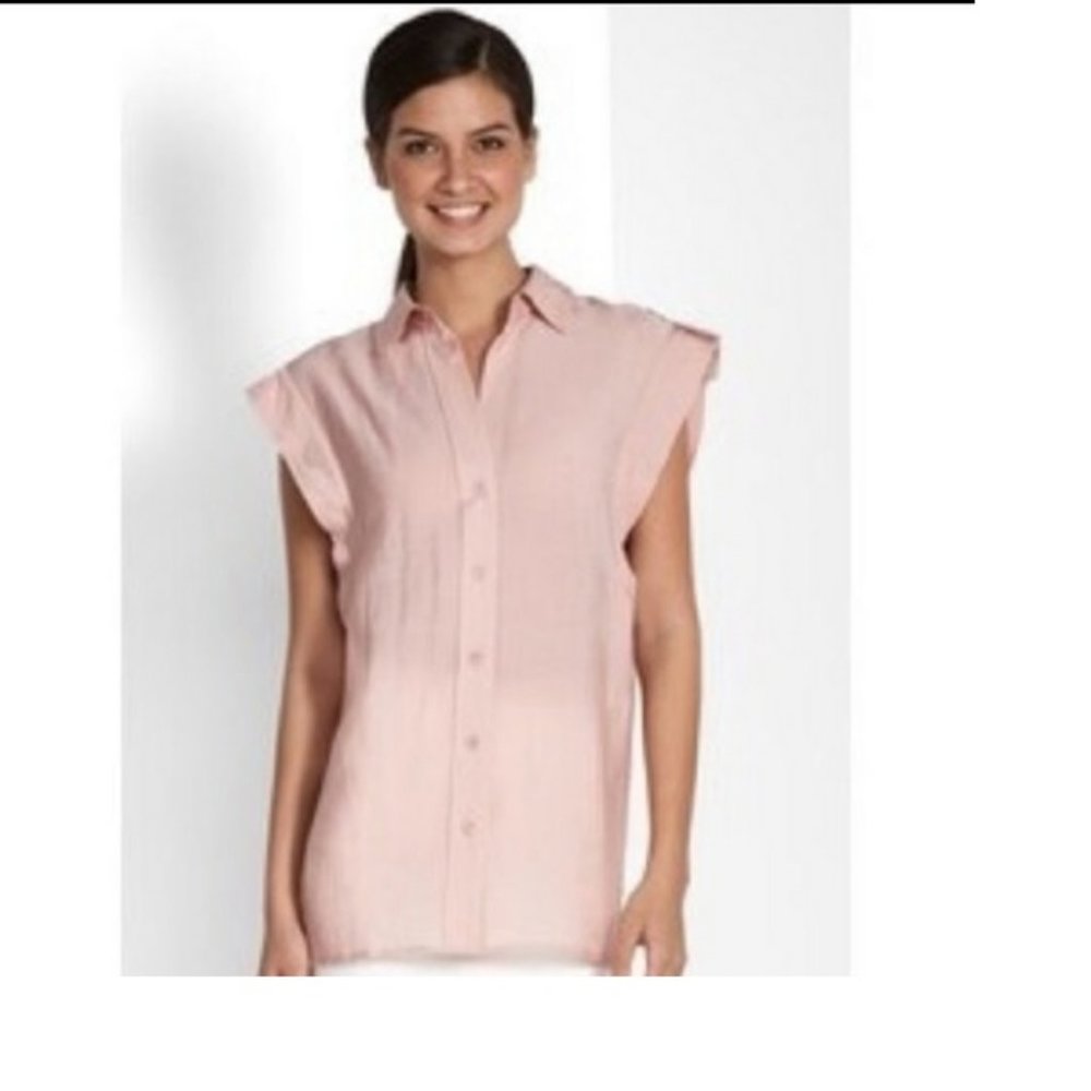 BCBG Maxazria Theona Powder Pink Small Tunic Top